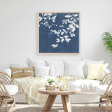 Shop Indigo Sky I (Square) Art Print a painted abstract themed wall art print from The Print Emporium wall artwork collection - Buy Australian made fine art painting style poster and framed prints for the home and your interior decor room, TPE-PC-EZ872-AP