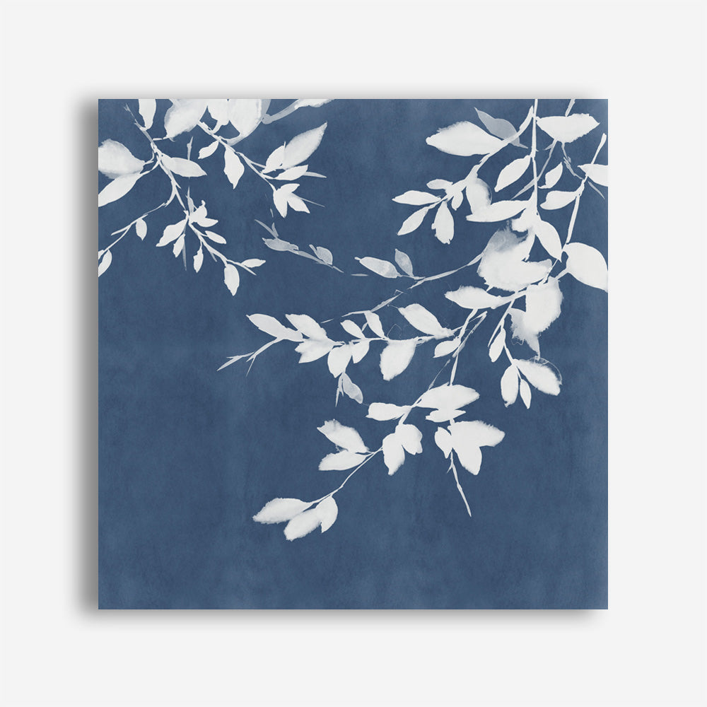 Shop Indigo Sky I (Square) Canvas Print a painted abstract themed framed canvas wall art print from The Print Emporium artwork collection - Buy Australian made fine art painting style stretched canvas prints for the home and your interior decor space, TPE-PC-EZ872-CA-40X40-NF
