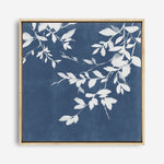 Shop Indigo Sky I (Square) Canvas Print a painted abstract themed framed canvas wall art print from The Print Emporium artwork collection - Buy Australian made fine art painting style stretched canvas prints for the home and your interior decor space, TPE-PC-EZ872-CA-40X40-NF