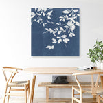 Shop Indigo Sky I (Square) Canvas Print a painted abstract themed framed canvas wall art print from The Print Emporium artwork collection - Buy Australian made fine art painting style stretched canvas prints for the home and your interior decor space, TPE-PC-EZ872-CA-40X40-NF