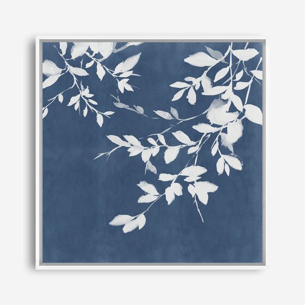 Shop Indigo Sky I (Square) Canvas Print a painted abstract themed framed canvas wall art print from The Print Emporium artwork collection - Buy Australian made fine art painting style stretched canvas prints for the home and your interior decor space, TPE-PC-EZ872-CA-40X40-NF