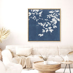 Shop Indigo Sky I (Square) Canvas Print a painted abstract themed framed canvas wall art print from The Print Emporium artwork collection - Buy Australian made fine art painting style stretched canvas prints for the home and your interior decor space, TPE-PC-EZ872-CA-40X40-NF