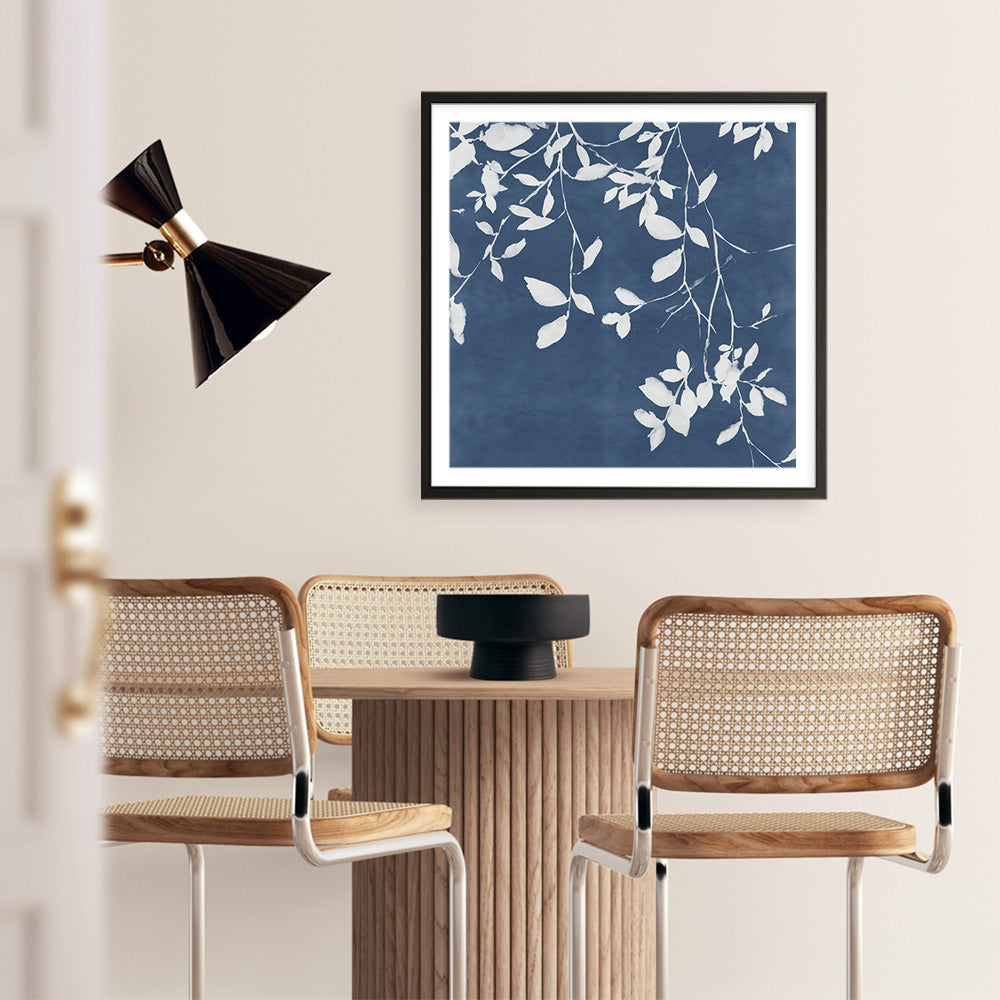 Shop Indigo Sky II (Square) Art Print a painted abstract themed wall art print from The Print Emporium wall artwork collection - Buy Australian made fine art painting style poster and framed prints for the home and your interior decor room, TPE-PC-EZ873-AP