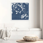 Shop Indigo Sky II (Square) Art Print a painted abstract themed wall art print from The Print Emporium wall artwork collection - Buy Australian made fine art painting style poster and framed prints for the home and your interior decor room, TPE-PC-EZ873-AP