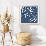 Shop Indigo Sky II (Square) Art Print a painted abstract themed wall art print from The Print Emporium wall artwork collection - Buy Australian made fine art painting style poster and framed prints for the home and your interior decor room, TPE-PC-EZ873-AP
