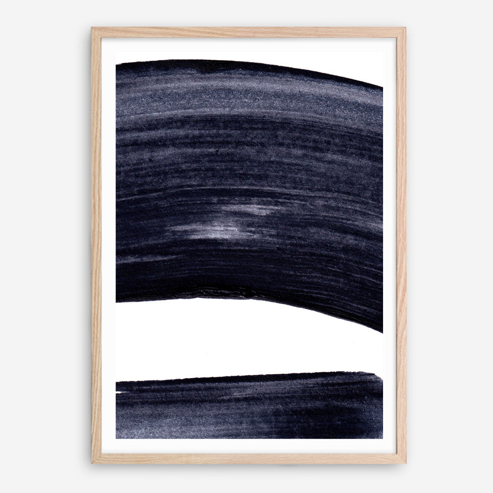 Shop Indigo Swerve II Art Print a painted abstract themed wall art print from The Print Emporium wall artwork collection - Buy Australian made fine art painting style poster and framed prints for the home and your interior decor room, TPE-PC-IH104-AP