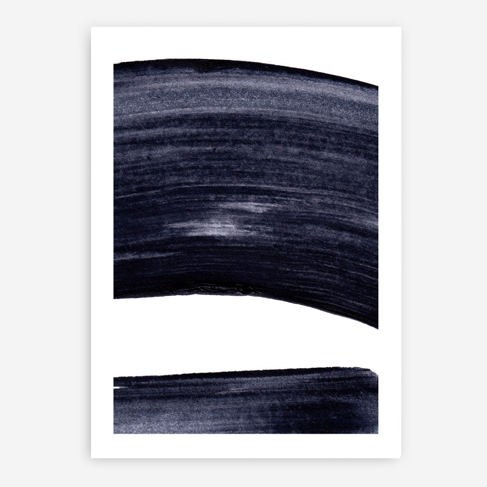 Shop Indigo Swerve II Art Print a painted abstract themed wall art print from The Print Emporium wall artwork collection - Buy Australian made fine art painting style poster and framed prints for the home and your interior decor room, TPE-PC-IH104-AP