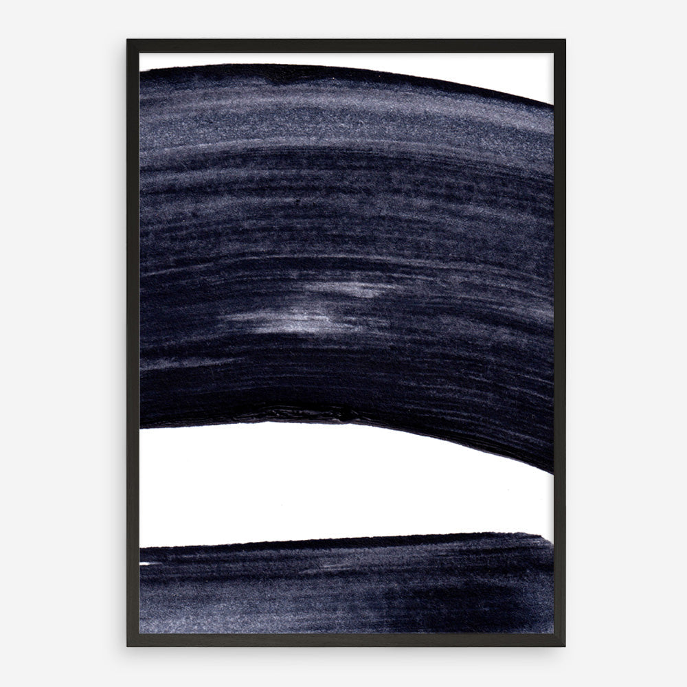 Shop Indigo Swerve II Art Print a painted abstract themed wall art print from The Print Emporium wall artwork collection - Buy Australian made fine art painting style poster and framed prints for the home and your interior decor room, TPE-PC-IH104-AP