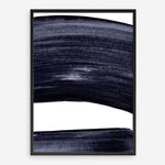 Shop Indigo Swerve II Art Print a painted abstract themed wall art print from The Print Emporium wall artwork collection - Buy Australian made fine art painting style poster and framed prints for the home and your interior decor room, TPE-PC-IH104-AP