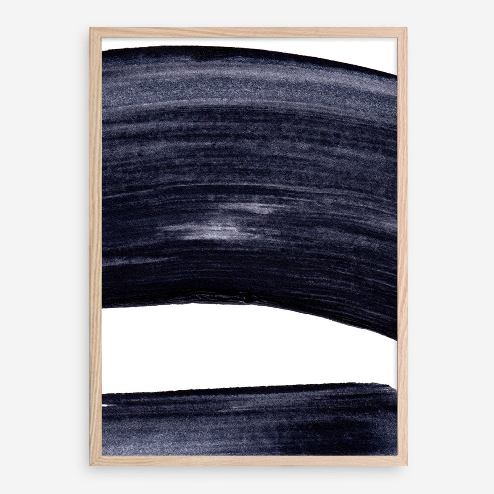 Shop Indigo Swerve II Art Print a painted abstract themed wall art print from The Print Emporium wall artwork collection - Buy Australian made fine art painting style poster and framed prints for the home and your interior decor room, TPE-PC-IH104-AP