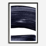Shop Indigo Swerve II Art Print a painted abstract themed wall art print from The Print Emporium wall artwork collection - Buy Australian made fine art painting style poster and framed prints for the home and your interior decor room, TPE-PC-IH104-AP