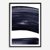Shop Indigo Swerve II Art Print a painted abstract themed wall art print from The Print Emporium wall artwork collection - Buy Australian made fine art painting style poster and framed prints for the home and your interior decor room, TPE-PC-IH104-AP