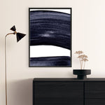 Shop Indigo Swerve II Art Print a painted abstract themed wall art print from The Print Emporium wall artwork collection - Buy Australian made fine art painting style poster and framed prints for the home and your interior decor room, TPE-PC-IH104-AP