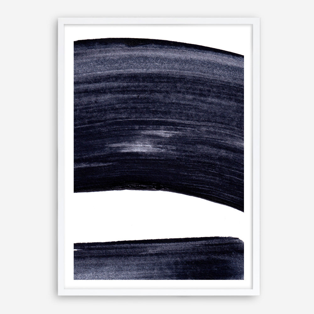 Shop Indigo Swerve II Art Print a painted abstract themed wall art print from The Print Emporium wall artwork collection - Buy Australian made fine art painting style poster and framed prints for the home and your interior decor room, TPE-PC-IH104-AP
