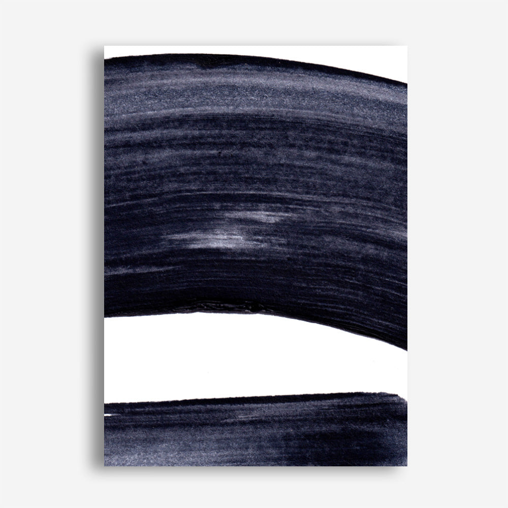 Shop Indigo Swerve II Canvas Print a painted abstract themed framed canvas wall art print from The Print Emporium artwork collection - Buy Australian made fine art painting style stretched canvas prints for the home and your interior decor space, TPE-PC-IH104-CA-35X46-NF