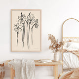 Shop Ink Sketch Daffodils Art Print a floral themed painted wall art print from The Print Emporium wall artwork collection - Buy Australian made fine art painting style poster and framed prints for the home and your interior decor room, TPE-WA-74431-AP