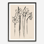 Shop Ink Sketch Daffodils Art Print a floral themed painted wall art print from The Print Emporium wall artwork collection - Buy Australian made fine art painting style poster and framed prints for the home and your interior decor room, TPE-WA-74431-AP