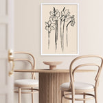 Shop Ink Sketch Daffodils Art Print a floral themed painted wall art print from The Print Emporium wall artwork collection - Buy Australian made fine art painting style poster and framed prints for the home and your interior decor room, TPE-WA-74431-AP