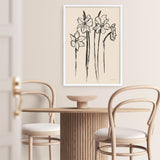 Shop Ink Sketch Daffodils Art Print a floral themed painted wall art print from The Print Emporium wall artwork collection - Buy Australian made fine art painting style poster and framed prints for the home and your interior decor room, TPE-WA-74431-AP