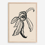 Shop Ink Sketch Flower Art Print a floral themed painted wall art print from The Print Emporium wall artwork collection - Buy Australian made fine art painting style poster and framed prints for the home and your interior decor room, TPE-WA-74430-AP