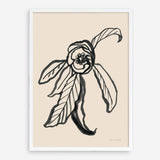 Shop Ink Sketch Flower Art Print a floral themed painted wall art print from The Print Emporium wall artwork collection - Buy Australian made fine art painting style poster and framed prints for the home and your interior decor room, TPE-WA-74430-AP