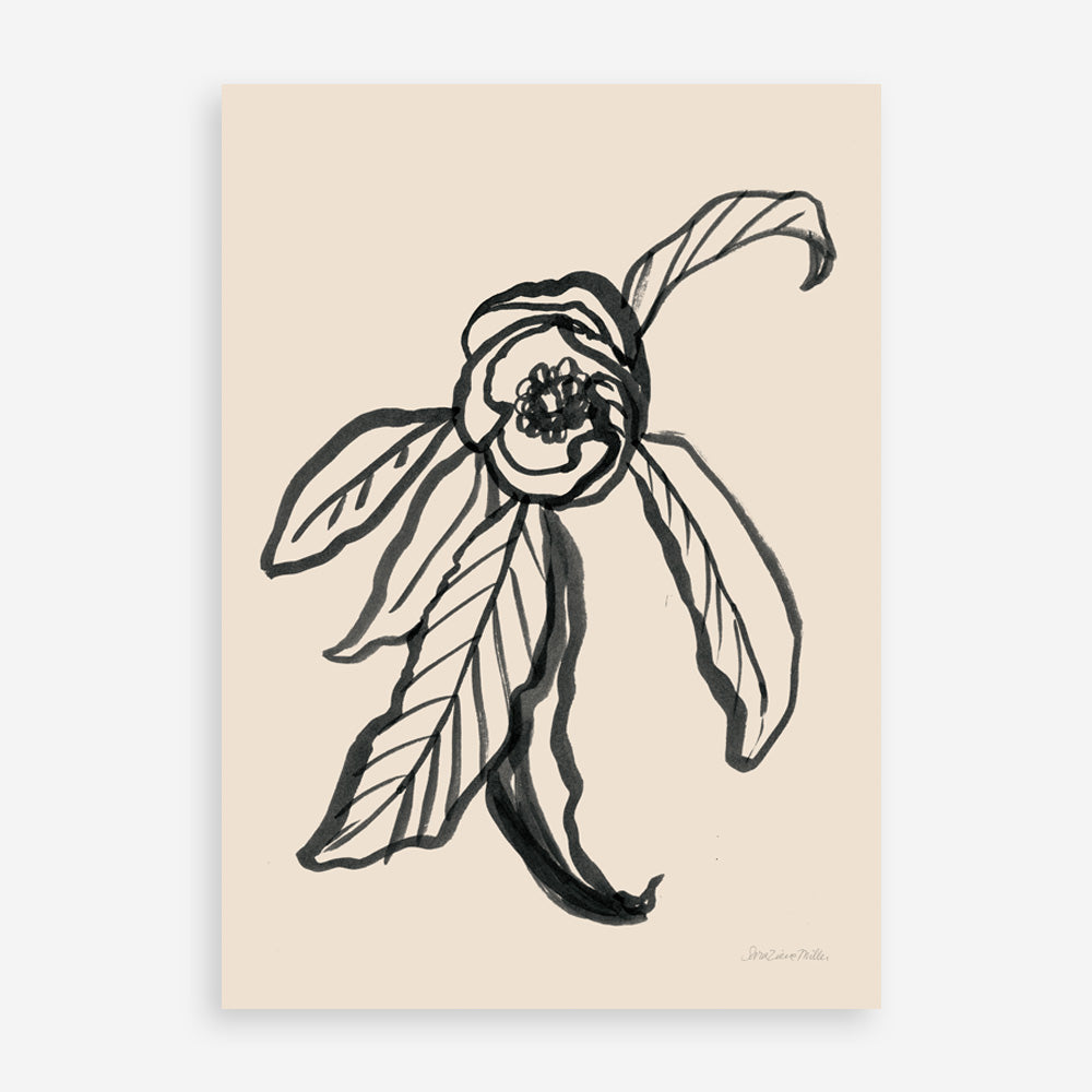 Shop Ink Sketch Flower Art Print a floral themed painted wall art print from The Print Emporium wall artwork collection - Buy Australian made fine art painting style poster and framed prints for the home and your interior decor room, TPE-WA-74430-AP