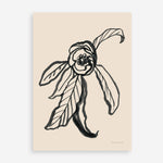 Shop Ink Sketch Flower Art Print a floral themed painted wall art print from The Print Emporium wall artwork collection - Buy Australian made fine art painting style poster and framed prints for the home and your interior decor room, TPE-WA-74430-AP
