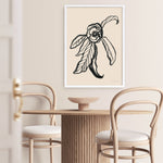 Shop Ink Sketch Flower Art Print a floral themed painted wall art print from The Print Emporium wall artwork collection - Buy Australian made fine art painting style poster and framed prints for the home and your interior decor room, TPE-WA-74430-AP