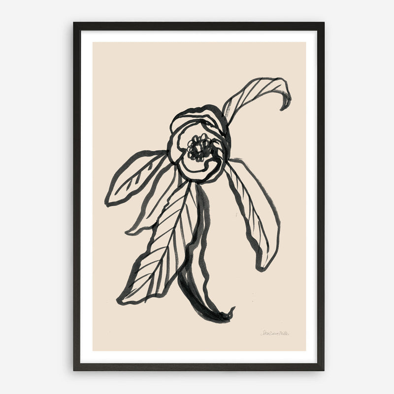 Shop Ink Sketch Flower Art Print a floral themed painted wall art print from The Print Emporium wall artwork collection - Buy Australian made fine art painting style poster and framed prints for the home and your interior decor room, TPE-WA-74430-AP