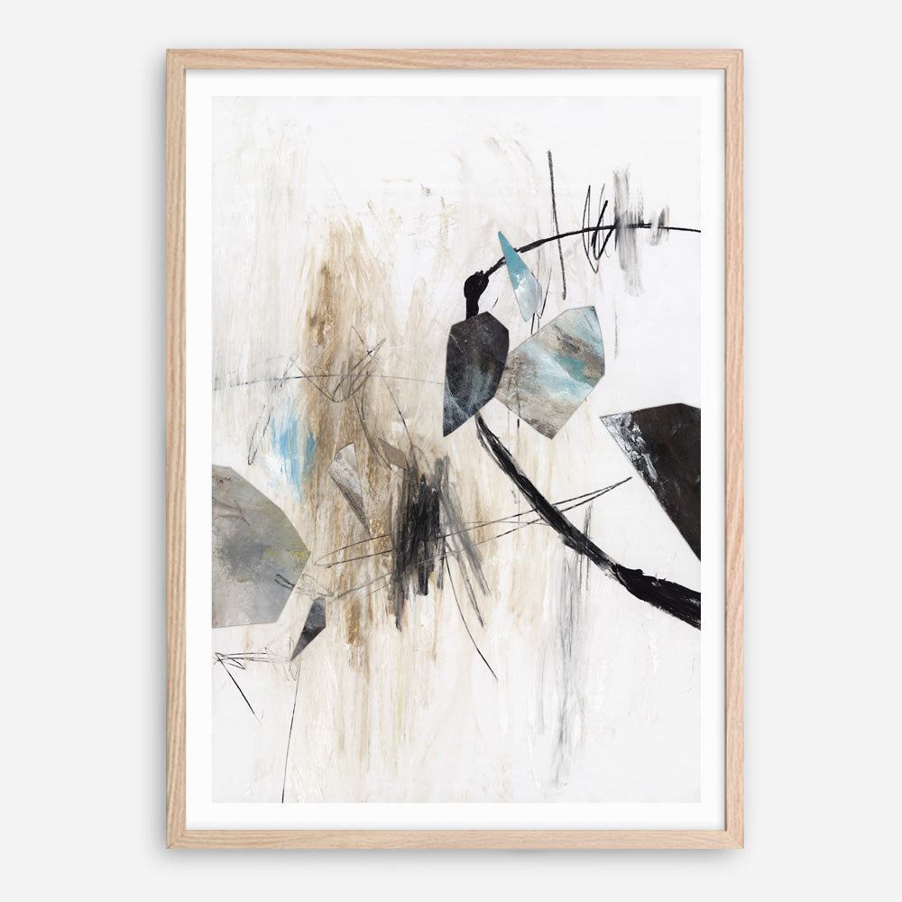 Shop Inked In Black I Art Print a painted abstract themed wall art print from The Print Emporium wall artwork collection - Buy Australian made fine art painting style poster and framed prints for the home and your interior decor room, TPE-PC-PG620-AP