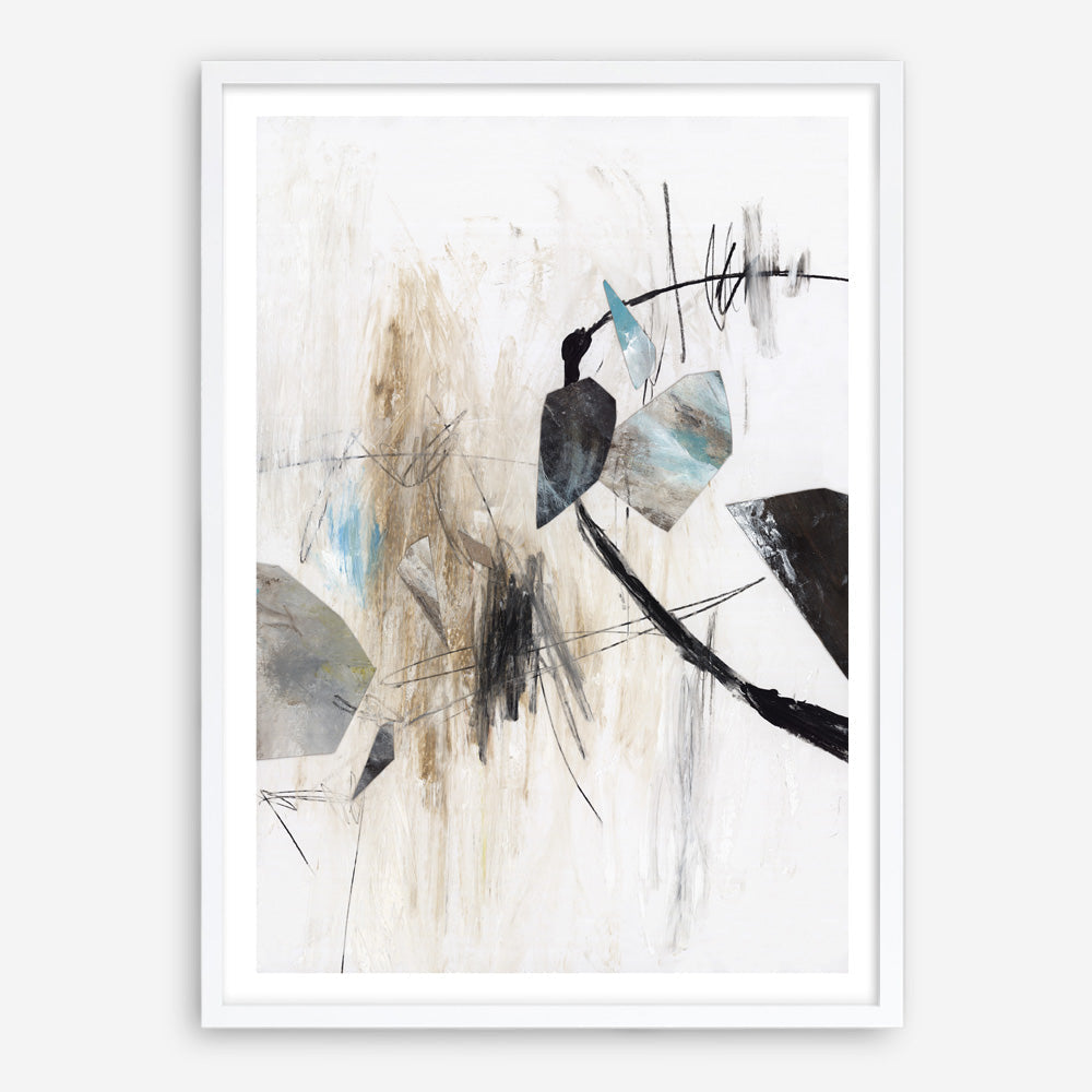 Shop Inked In Black I Art Print a painted abstract themed wall art print from The Print Emporium wall artwork collection - Buy Australian made fine art painting style poster and framed prints for the home and your interior decor room, TPE-PC-PG620-AP