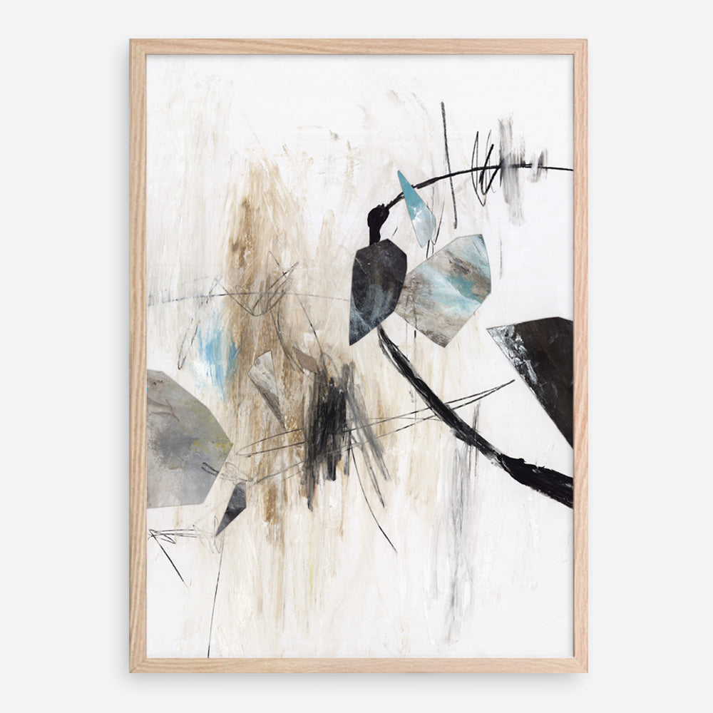 Shop Inked In Black I Art Print a painted abstract themed wall art print from The Print Emporium wall artwork collection - Buy Australian made fine art painting style poster and framed prints for the home and your interior decor room, TPE-PC-PG620-AP