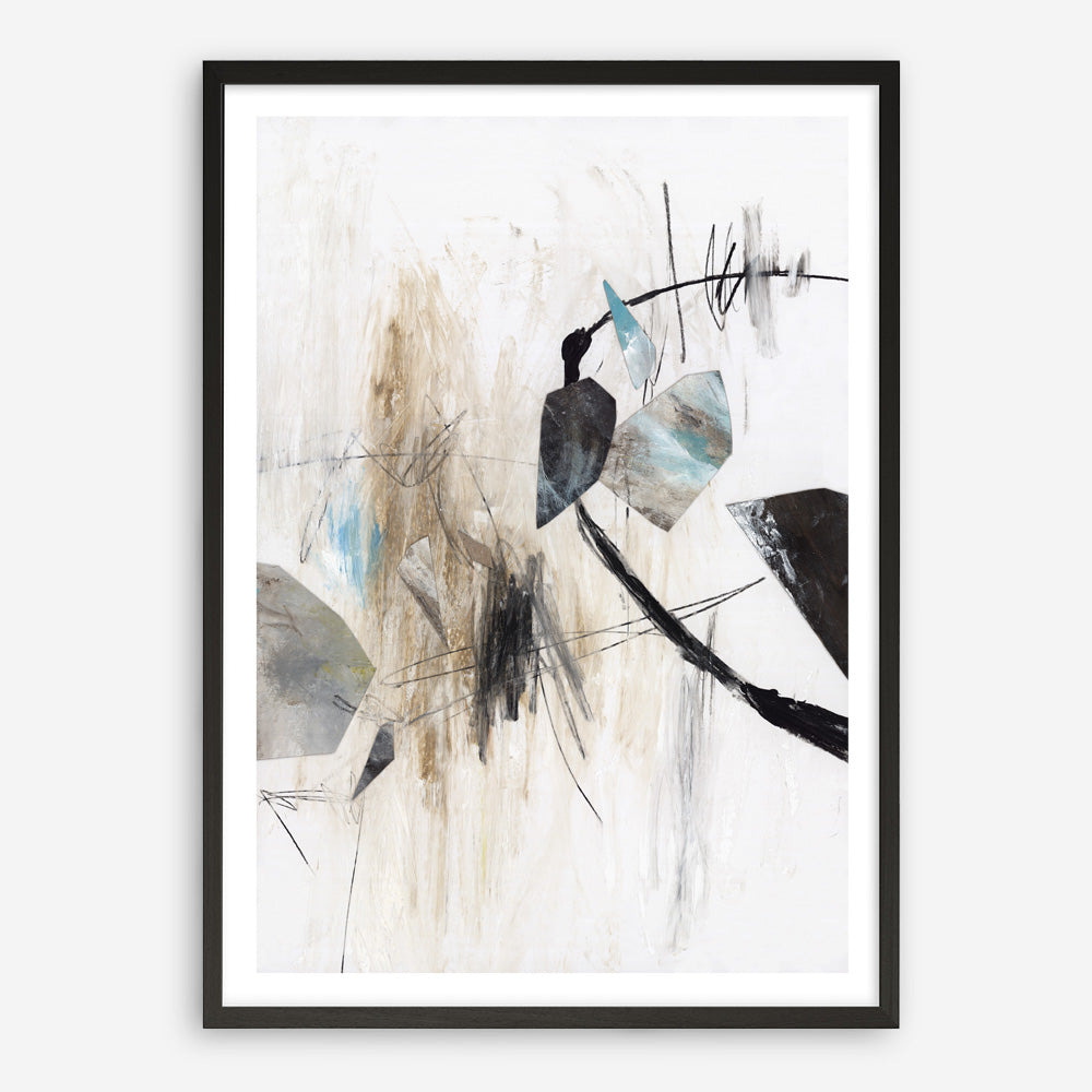 Shop Inked In Black I Art Print a painted abstract themed wall art print from The Print Emporium wall artwork collection - Buy Australian made fine art painting style poster and framed prints for the home and your interior decor room, TPE-PC-PG620-AP