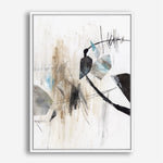 Shop Inked In Black I Canvas Print a painted abstract themed framed canvas wall art print from The Print Emporium artwork collection - Buy Australian made fine art painting style stretched canvas prints for the home and your interior decor space, TPE-PC-PG620-CA-35X46-NF