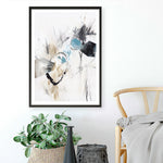 Shop Inked In Black II Art Print a painted abstract themed wall art print from The Print Emporium wall artwork collection - Buy Australian made fine art painting style poster and framed prints for the home and your interior decor room, TPE-PC-PG621-AP