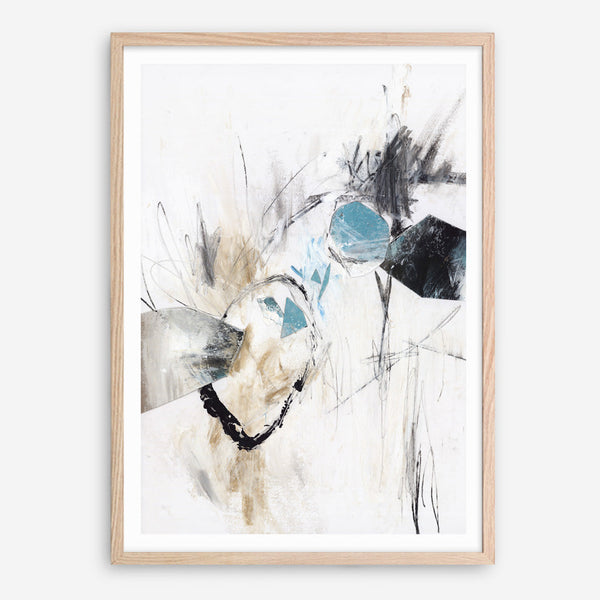 Shop Inked In Black II Art Print a painted abstract themed wall art print from The Print Emporium wall artwork collection - Buy Australian made fine art painting style poster and framed prints for the home and your interior decor room, TPE-PC-PG621-AP