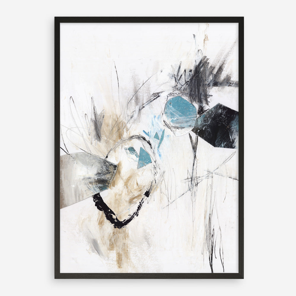 Shop Inked In Black II Art Print a painted abstract themed wall art print from The Print Emporium wall artwork collection - Buy Australian made fine art painting style poster and framed prints for the home and your interior decor room, TPE-PC-PG621-AP