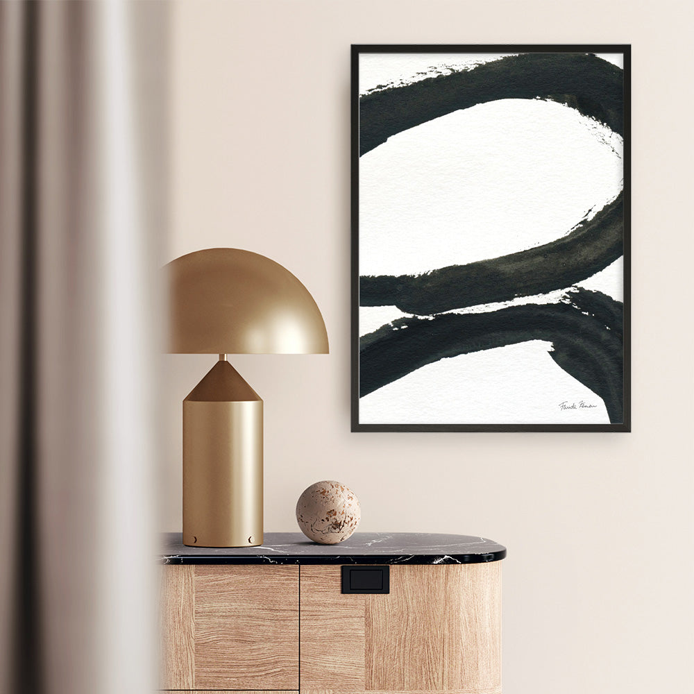 Shop Inky I Art Print a painted abstract themed wall art print from The Print Emporium wall artwork collection - Buy Australian made fine art painting style poster and framed prints for the home and your interior decor room, TPE-WA-76836-AP