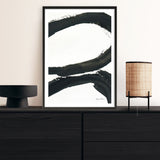 Shop Inky I Art Print a painted abstract themed wall art print from The Print Emporium wall artwork collection - Buy Australian made fine art painting style poster and framed prints for the home and your interior decor room, TPE-WA-76836-AP