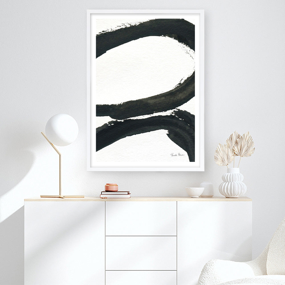 Shop Inky I Art Print a painted abstract themed wall art print from The Print Emporium wall artwork collection - Buy Australian made fine art painting style poster and framed prints for the home and your interior decor room, TPE-WA-76836-AP