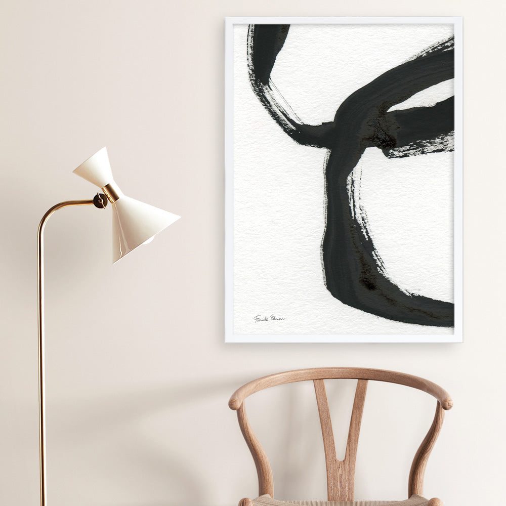 Shop Inky IV Art Print a painted abstract themed wall art print from The Print Emporium wall artwork collection - Buy Australian made fine art painting style poster and framed prints for the home and your interior decor room, TPE-WA-76839-AP