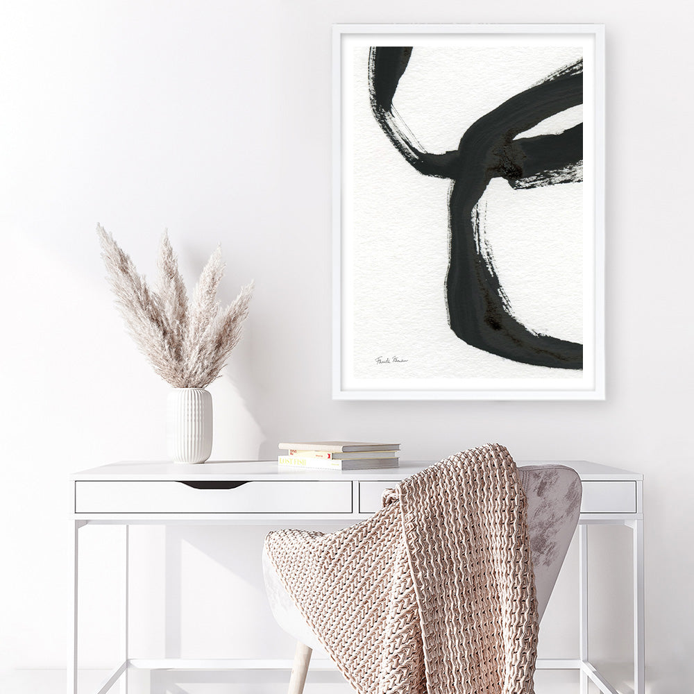 Shop Inky IV Art Print a painted abstract themed wall art print from The Print Emporium wall artwork collection - Buy Australian made fine art painting style poster and framed prints for the home and your interior decor room, TPE-WA-76839-AP