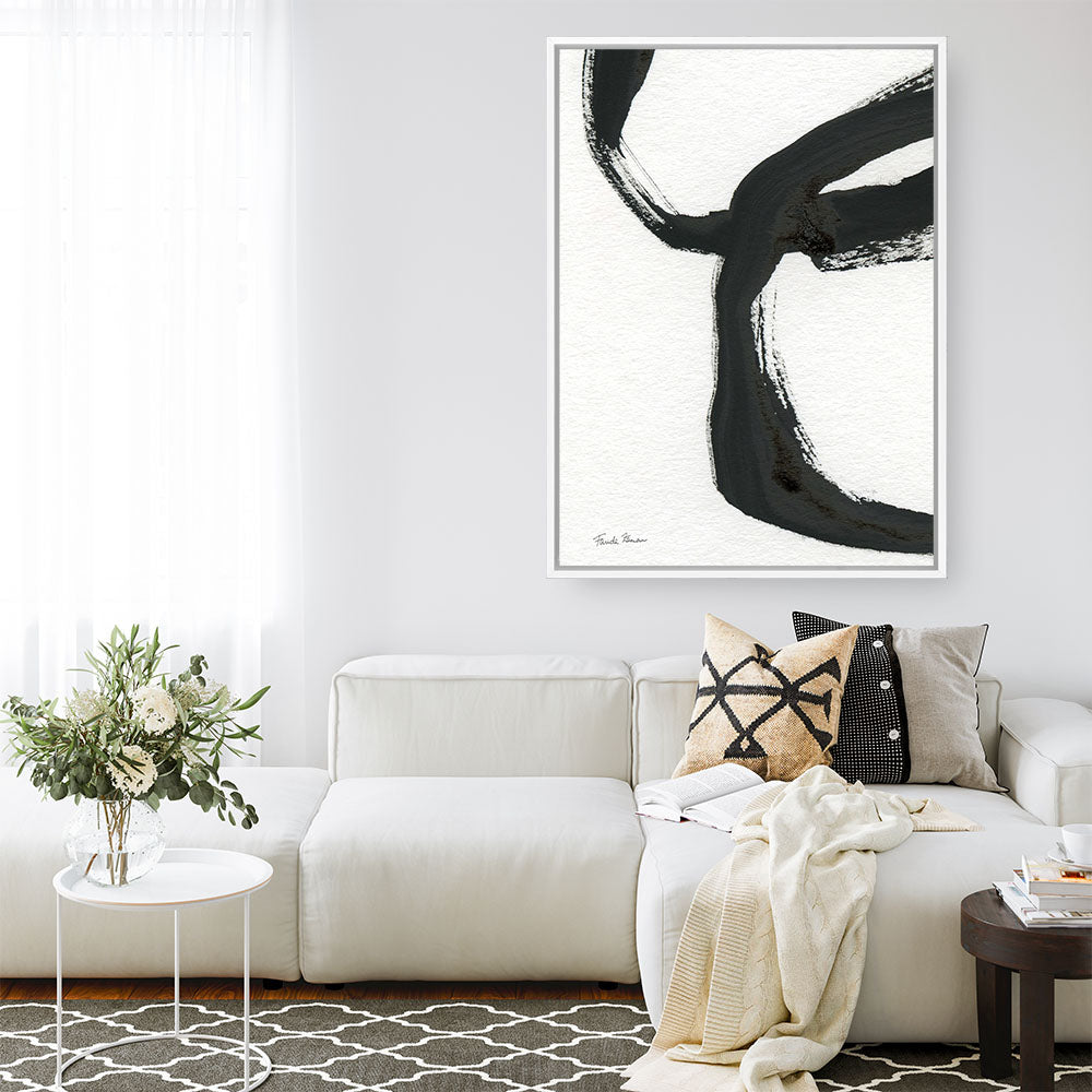 Shop Inky IV Canvas Print a painted abstract themed framed canvas wall art print from The Print Emporium artwork collection - Buy Australian made fine art painting style stretched canvas prints for the home and your interior decor space, TPE-WA-76839-CA-35X46-NF