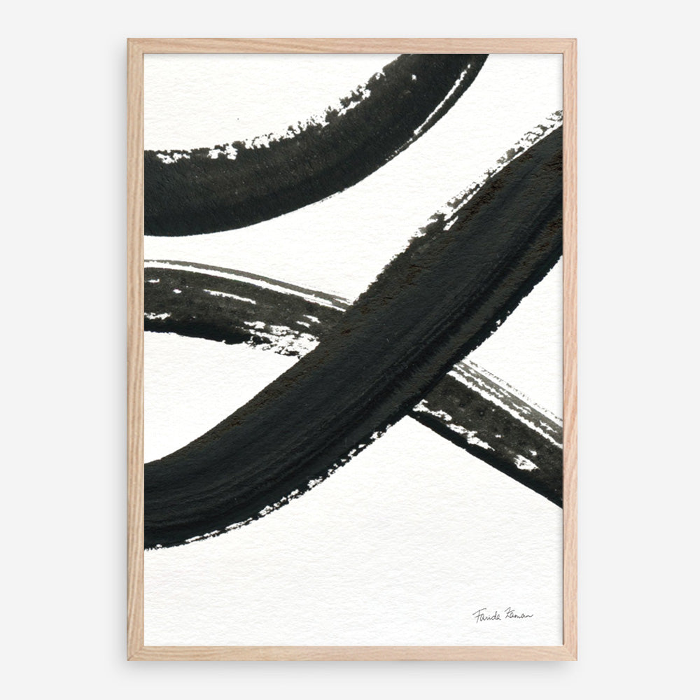 Shop Inky VI Art Print a painted abstract themed wall art print from The Print Emporium wall artwork collection - Buy Australian made fine art painting style poster and framed prints for the home and your interior decor room, TPE-WA-76841-AP