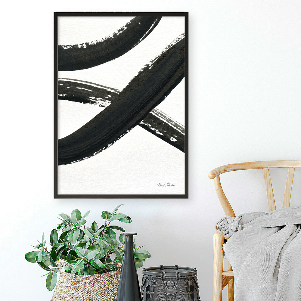 Shop Inky VI Art Print a painted abstract themed wall art print from The Print Emporium wall artwork collection - Buy Australian made fine art painting style poster and framed prints for the home and your interior decor room, TPE-WA-76841-AP