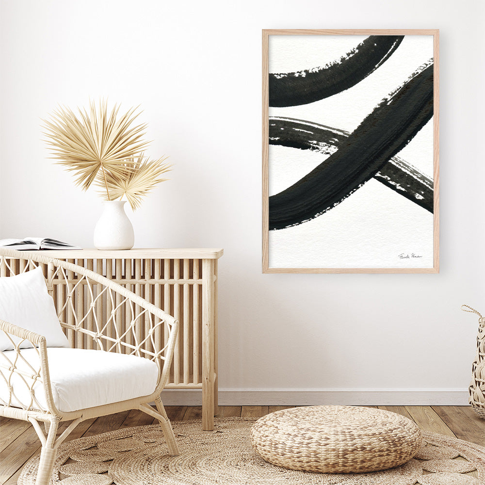 Shop Inky VI Art Print a painted abstract themed wall art print from The Print Emporium wall artwork collection - Buy Australian made fine art painting style poster and framed prints for the home and your interior decor room, TPE-WA-76841-AP