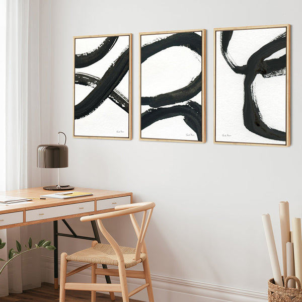 Shop Inky VI Canvas Print a painted abstract themed framed canvas wall art print from The Print Emporium artwork collection - Buy Australian made fine art painting style stretched canvas prints for the home and your interior decor space, TPE-WA-76841-CA-35X46-NF
