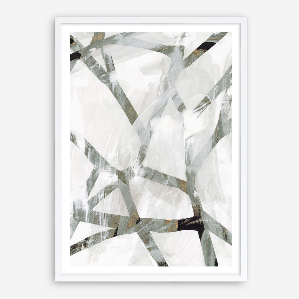 Shop Interconnect I Art Print a painted abstract themed wall art print from The Print Emporium wall artwork collection - Buy Australian made fine art painting style poster and framed prints for the home and your interior decor room, TPE-PC-PI172-AP