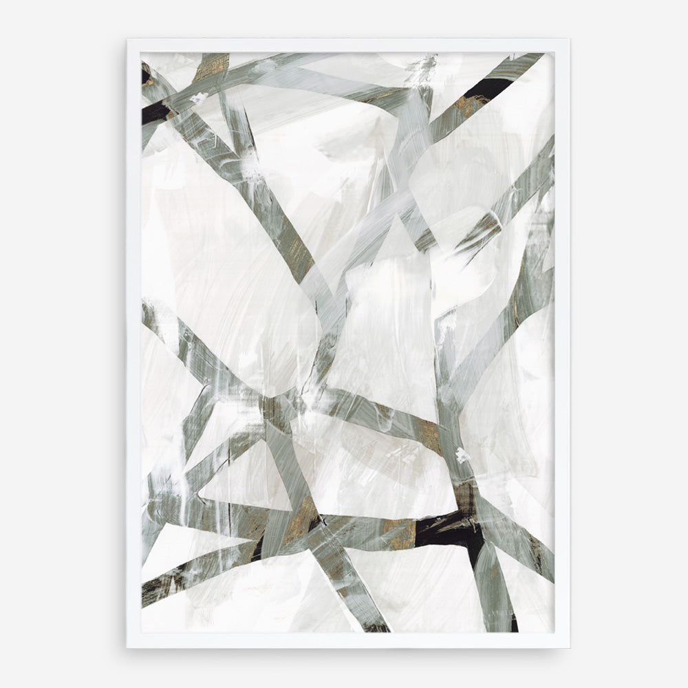 Shop Interconnect I Art Print a painted abstract themed wall art print from The Print Emporium wall artwork collection - Buy Australian made fine art painting style poster and framed prints for the home and your interior decor room, TPE-PC-PI172-AP