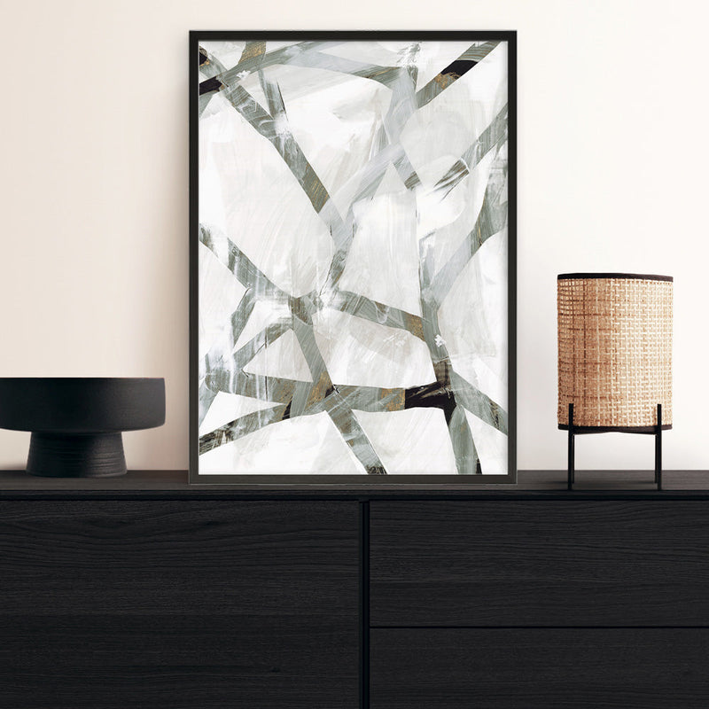 Shop Interconnect I Art Print a painted abstract themed wall art print from The Print Emporium wall artwork collection - Buy Australian made fine art painting style poster and framed prints for the home and your interior decor room, TPE-PC-PI172-AP